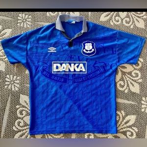 1995 1996 1997 Everton Football Club Home Jersey Medium Adult Men’s Premier Leag